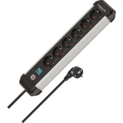 Brennenstuhl Premium-Alu-Line Steckdosenleiste 6-fach