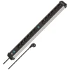 Brennenstuhl Premium-Alu-Line Steckdosenleiste 12-fach mit 2x 6-fach schaltbarer Steckdose