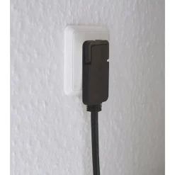 Brennenstuhl Qualitäts-Kunststoff-Verlängerungskabel mit Flachstecker 500 cm schwarz