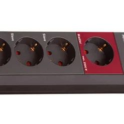 Brennenstuhl Steckdosenleiste Secure-Tec 8-fach anthrazit Überspannungsschutz Master Slave Funktion 3 m Kabel Schalter