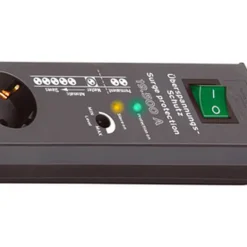 Brennenstuhl Steckdosenleiste Secure-Tec 8-fach anthrazit Überspannungsschutz Master Slave Funktion 3 m Kabel Schalter