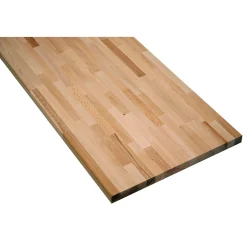 Buche Tischplatte 27 mm seitig gerundet 120/60 cm