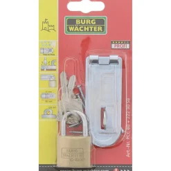 Burg Wächter Schloss-Set 222/30 mit Ãœberfalle PCC 80