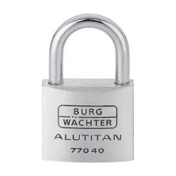 Burg Wächter Zylinder-Vorhängeschloss 770 65 40 x 65 x 14,3 mm aluminium