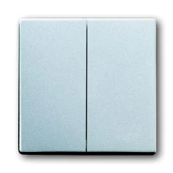 Busch-Jaeger Abdeckung für Serienschalter future linear silberfarben