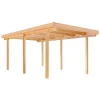 Carport Lärche, 304x510 cm