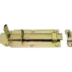 Connex Schloßriegel gerade 45 x 120 mm verzinkt gelb