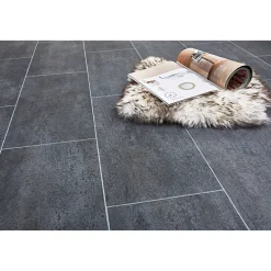 CV-Bodenbelag Living anthrazit 4 m