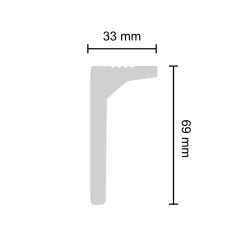 Decosa Zierprofil Selma 2 m
