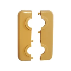 Doppelrosette 15 mm Ahorn 2-teilig