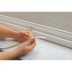 D-Profildichtung selbstklebend weiß 6m 9x6 mm