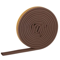 D-Profildichtung selbstklebend braun 6m 9x6 mm