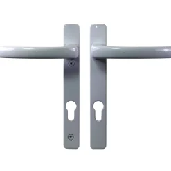 Durabil Drücker-Drücker-Griffgarnitur 8-92 mm mit Hülse RAL 9006