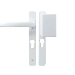 Durabil Drücker-Knauf-Griffgarnitur 8-72 mm ohne Hülse weiß