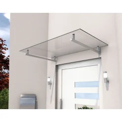 Durabil Edelstahl-Vordach HD 140 140 x 80 x 19,5 cm