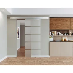 Durabil Glasschiebetür-Beschlag für Blockstreifen Alu Closed 181 cm