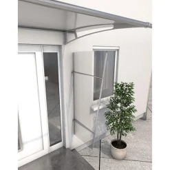 Durabil Seitenblende PT/XL Edelstahl Acrylglas klar 6 mm 55 x 85 x 167 cm