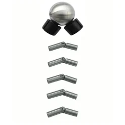 EckSet Aluminium Eckverbindung 90-180 Grad ES4