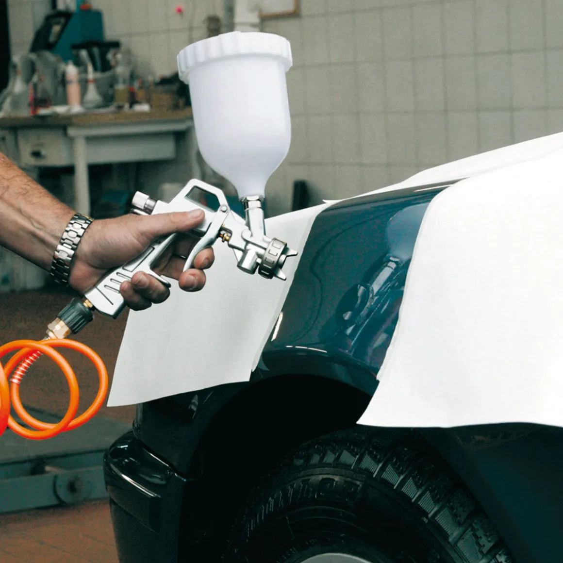 Einhell Farbspritzpistole Fließbecher