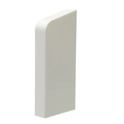 Endstück rechts weiss für Rohrverkleidungsleiste