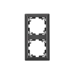 Flector Abdeckrahmen anthrazit 2-fach