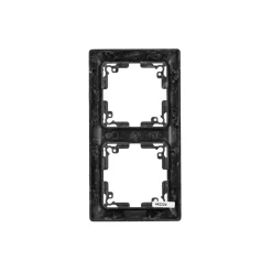 Flector Abdeckrahmen anthrazit 2-fach