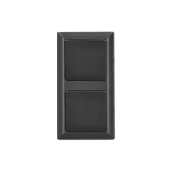 Flector Abdeckrahmen anthrazit 2-fach