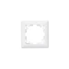 Flector Abdeckrahmen mattweiß 1-fach