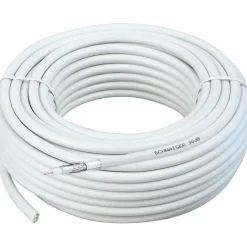 Flector Technik  SAT-Koaxialkabel weiß 30 m