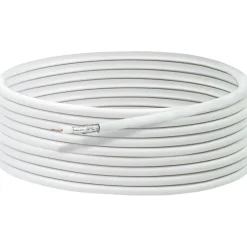 Flector Technik SAT-Koaxialkabel 90 dB weiß 100 cm