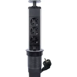 Flector Versenkbare Steckdosenleiste, 3-fach