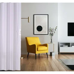 FORTE Kunststoff-Falttür Luciana B 88,5 x H 202 cm weiß