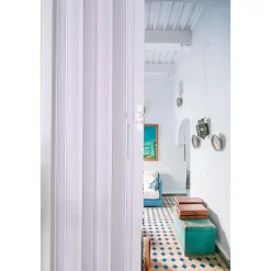 FORTE Kunststoff-Falttür Luciana B 88,5 x H 202 cm weiß