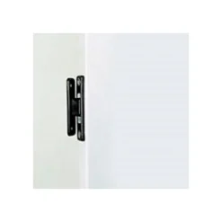 FORTE Kunststoff-Falttür Luciana B 88,5 x H 202 cm weiß 2 Fenster