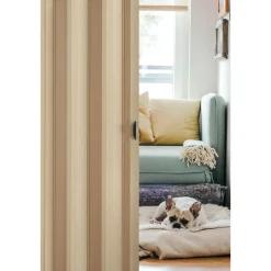 FORTE Kunststoff-Falttür Luciana B 88,5 x H 202 cm Esche holz 3 D