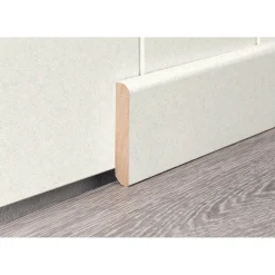 Fußleiste weiß Struktur 2,6 m