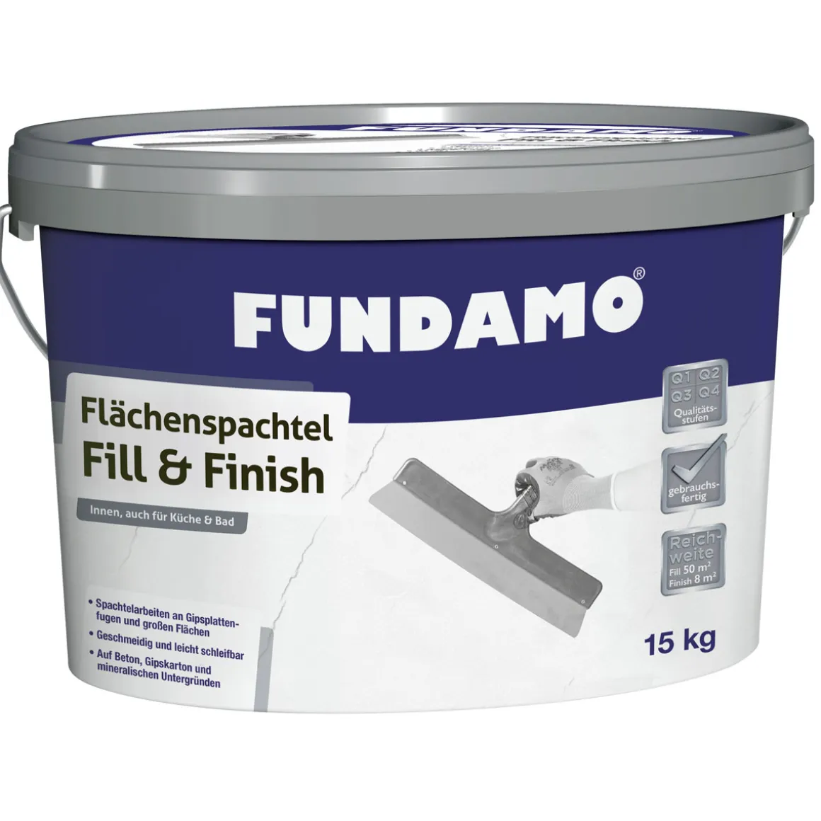 Fundamo Flaechenspachtel Fill uND Finish 15kg