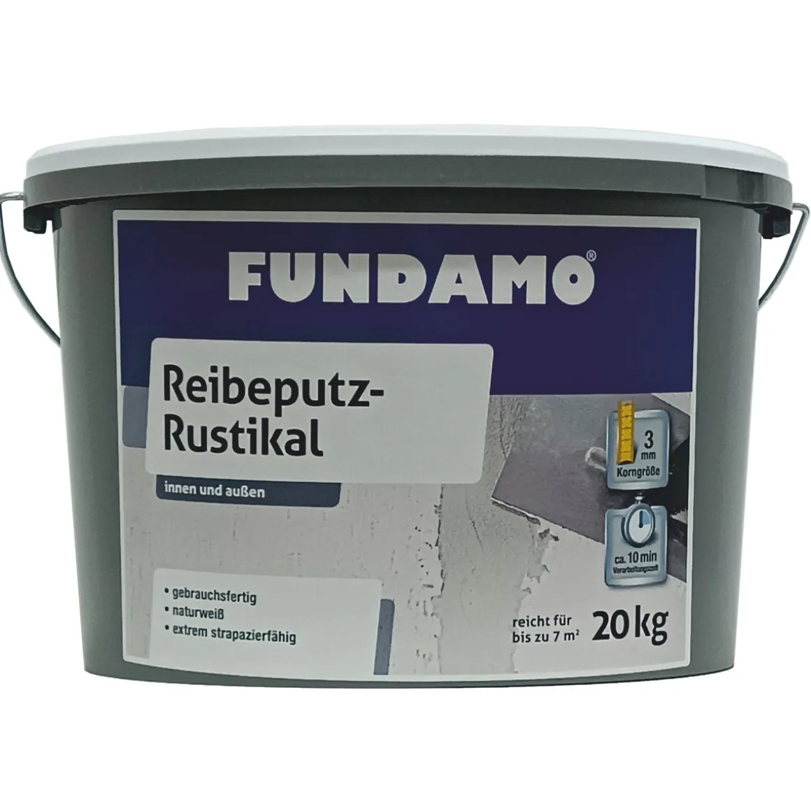 Fundamo Rustikalputz 3 mm 20 kg