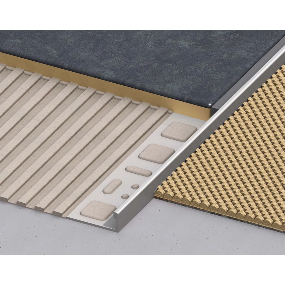 Fundamo Winkelprofil 10 mm silber