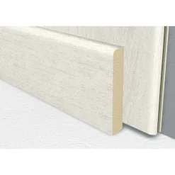 Fussleiste Eiche weiss 2,6 m