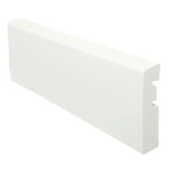 Fussleiste massiv clipbar Off-Weiss