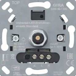 Gira LED-Drehdimmer-Einsatz für Trafos bis 210 Watt