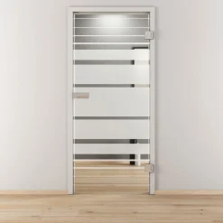 Glasdrehtür NOVA 509 83,4 x 197,2 cm Rechts