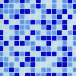 Glasmosaik Blue Mix Dark 32,7 x 32,7 x 0,4 cm