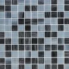 Glasmosaik Schwarz-Grau 30 x 30 x 0,4 cm