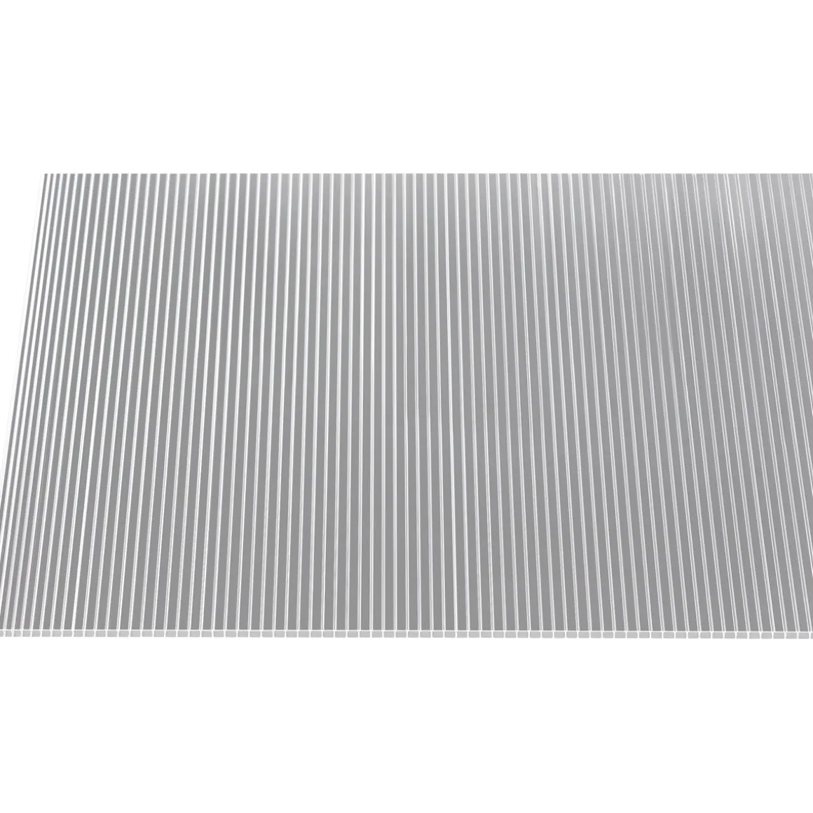gutta Polycarbonat-Hohlkammerplatte transparent 250 x 98 x 1 cm