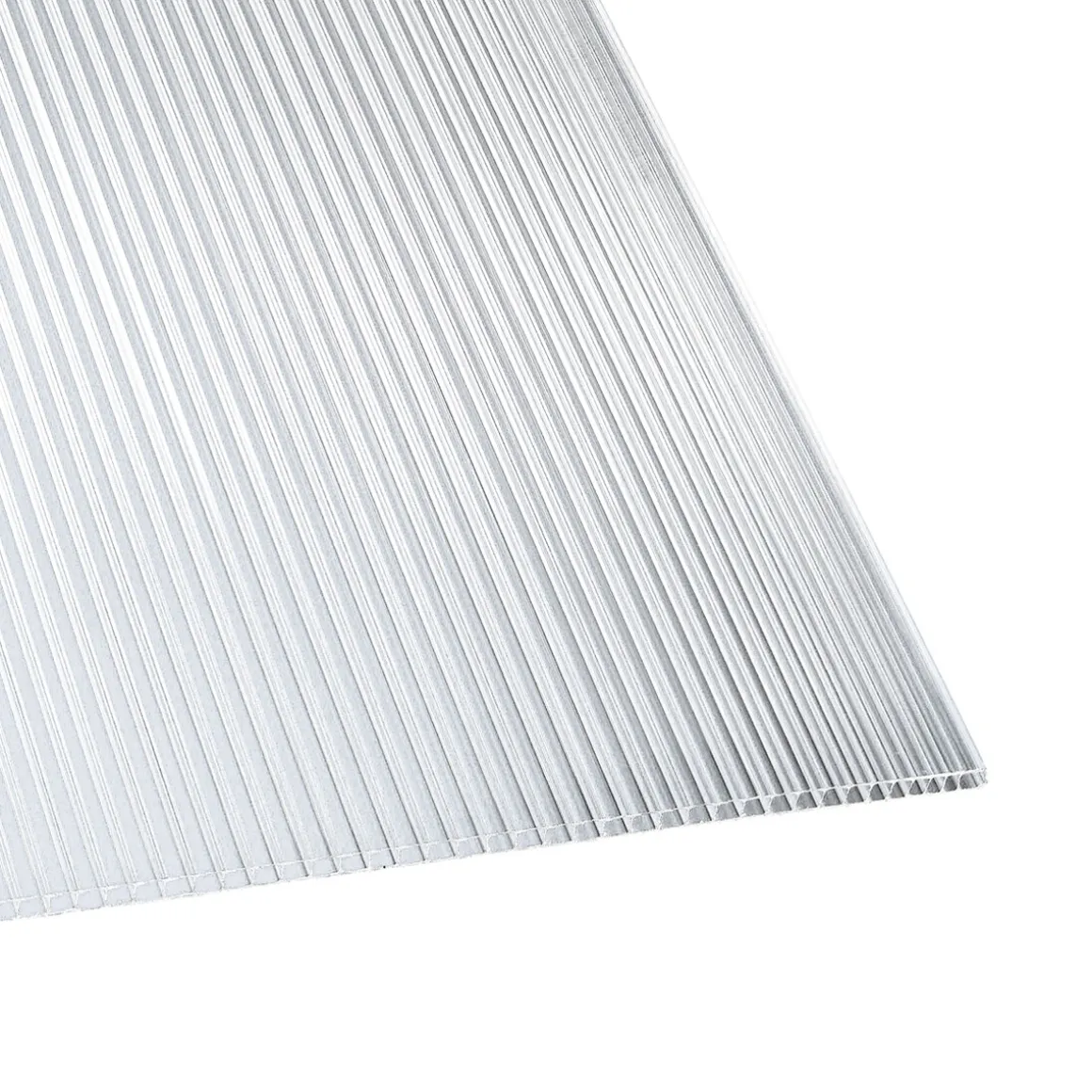 gutta Polycarbonat-Hohlkammerplatte transparent 250 x 98 x 1 cm