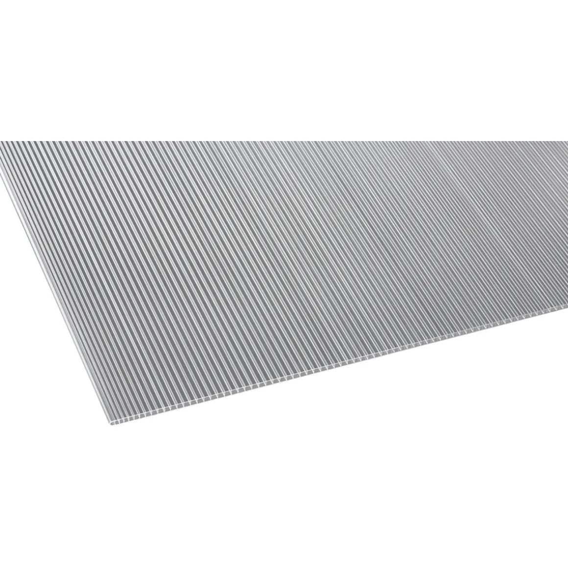 gutta Polycarbonat-Hohlkammerplatte transparent 250 x 98 x 1 cm