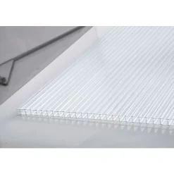 gutta Polycarbonat-Hohlkammerplatte transparent 250 x 98 x 1 cm