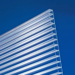 gutta Polycarbonat-Hohlkammerplatte transparent 250 x 98 x 1 cm